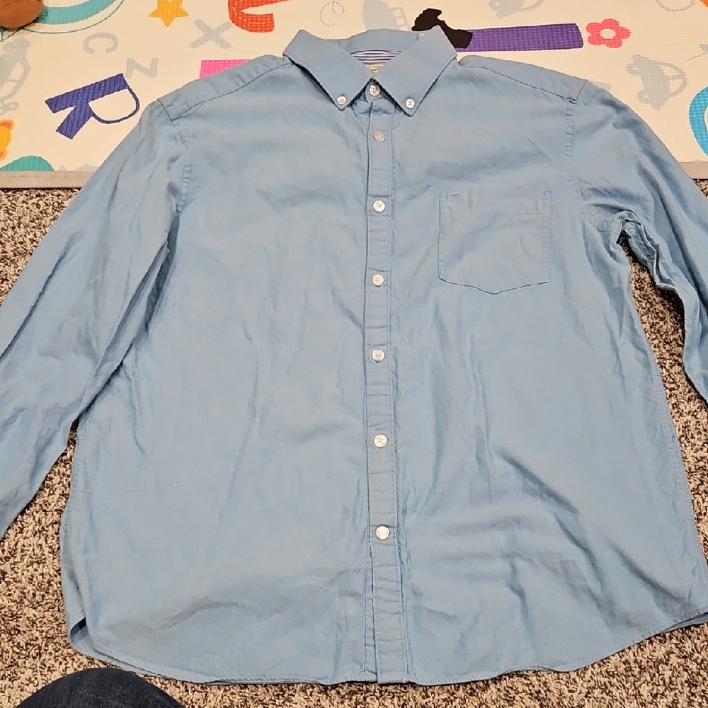 Original Penguin Light Blue Casual Button-Down Shirt